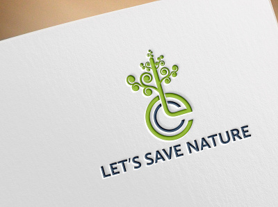 Natural Logo design flat logo minimal vector