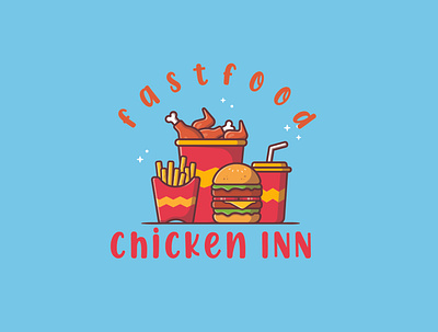 Restaurant logo design logo logo creation minimal vector