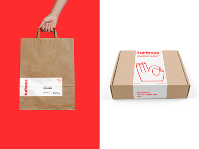 furiosas box brand layout packaging sticker ticket