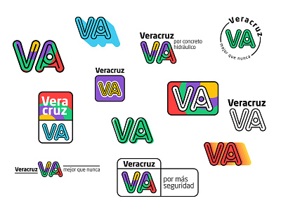 Veracruz Va brand branding identidad identity identity branding logo mexico propuesta veracruz