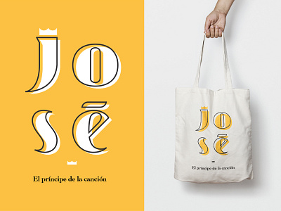 José José Totebag brand branding design identidad letter lettering totebag