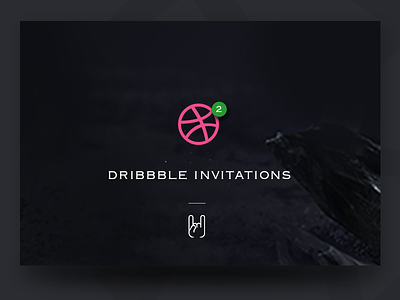 Invites dribbble invitation