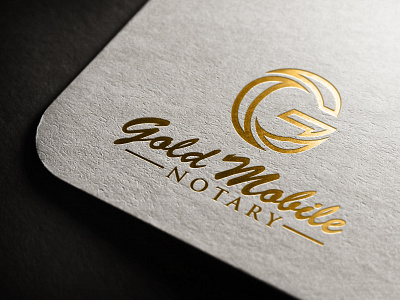 Gold Mobile Notrary Logo