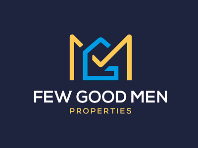 Few Good Man Properties Logo brand identity branding branding design design good man identity illustration logo logo design logodesign propertise