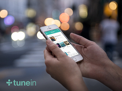 TuneIn app branding mobile photography tunein