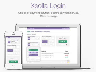 Xsolla Login clean denis nistratov flat games minimalistic mobile payment responsive ui web