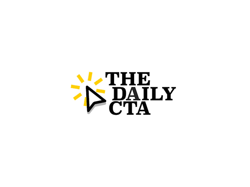 The Daily CTA animation branding icon logo