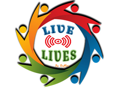 Live for Lives branding design icon logo