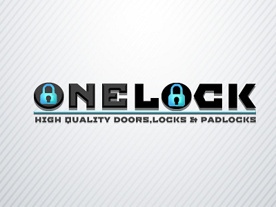 ONE LOCK branding design logo