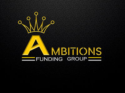 Ambitions Funding Group design logo typography