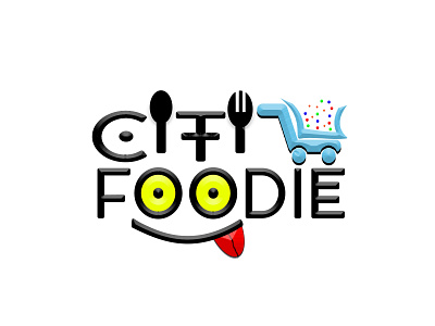 Citi Foodie branding design logo