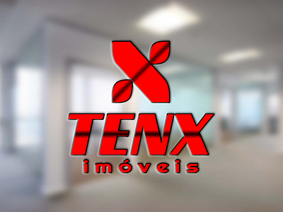 Tenx imoveis branding design logo