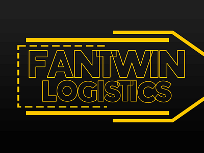 Fantwin Logistics branding design logo