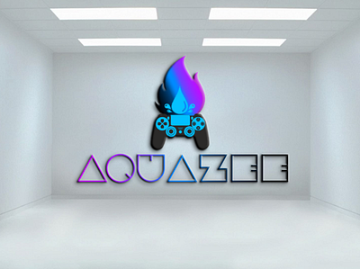 AquaZee Gaming Logo branding design logo