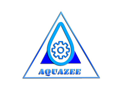 AquaZee logo branding design icon logo