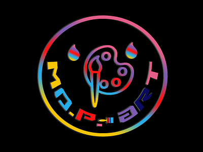 MOP ART branding design logo