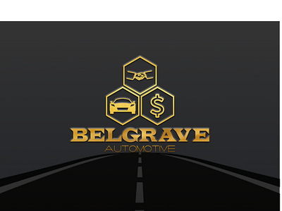 BELGRAVE AUTOMOTIVE branding design logo