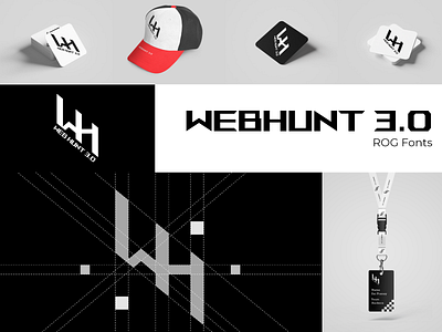 W + H letter mark | WEBHUNT logo (used) flat graphic design icon illustration lettermark logo logodesign logos minimal typography w h logo