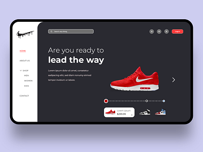 Simple & Minimal Sneakers Website Landing Page clean ui design designer graphic design minimal shoes simple design sneakers ui ui ux ui design ux web webdesign website design