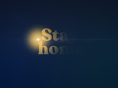 Stay Home animation light motion stay home stayhome