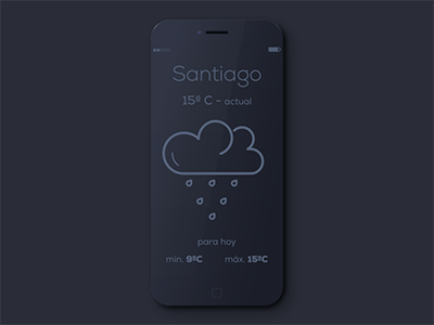 Weather app animation app cloud graphic icon interactive ios iphone motion ui ux weather