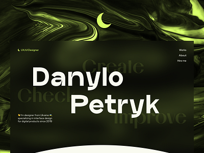 🦎 Personal portfolio website animation branding clean design graphic design logo minimal typography ui ux vector web