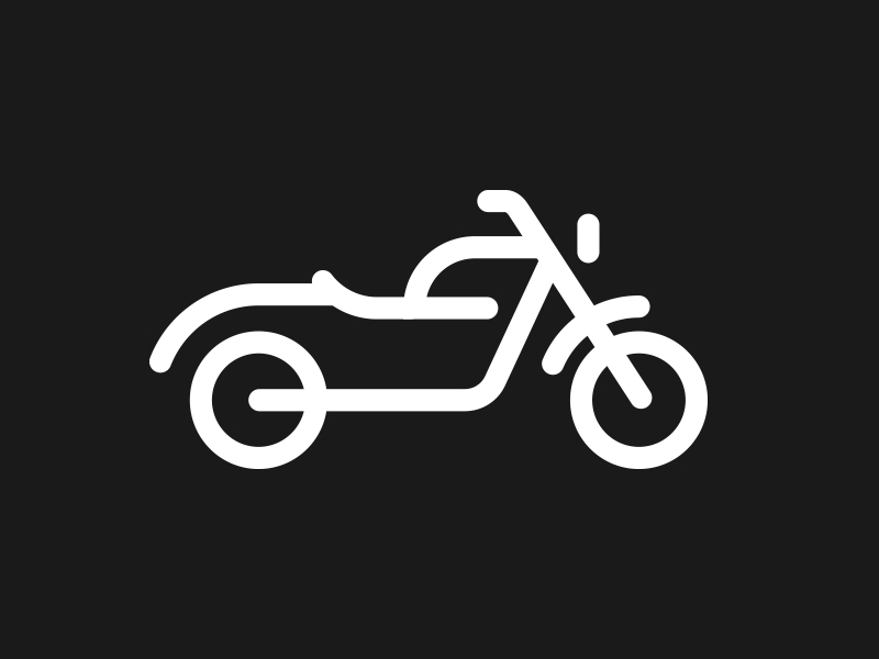 Motorbike Icon by Alexis Rodriguez on Dribbble