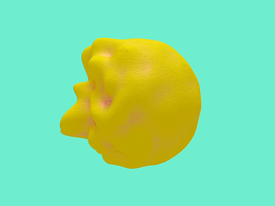 Blobby Lemon Mint Loop 3d c4d cinema4d design