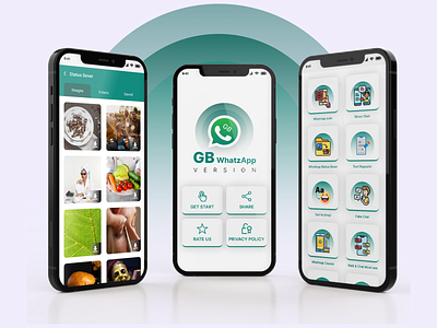 GB WhatzApp UI Design | UI/UX Design