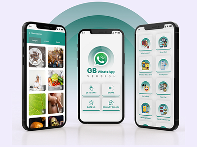 GB WhatzApp UI Design | UI/UX Design app design ui ui ux design whattsap design