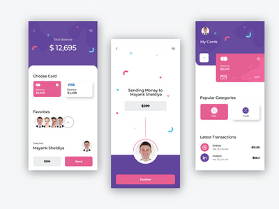 Wallet Transaction App | UI Design transaction app ui ui design uiux design ux design wallet wallet app