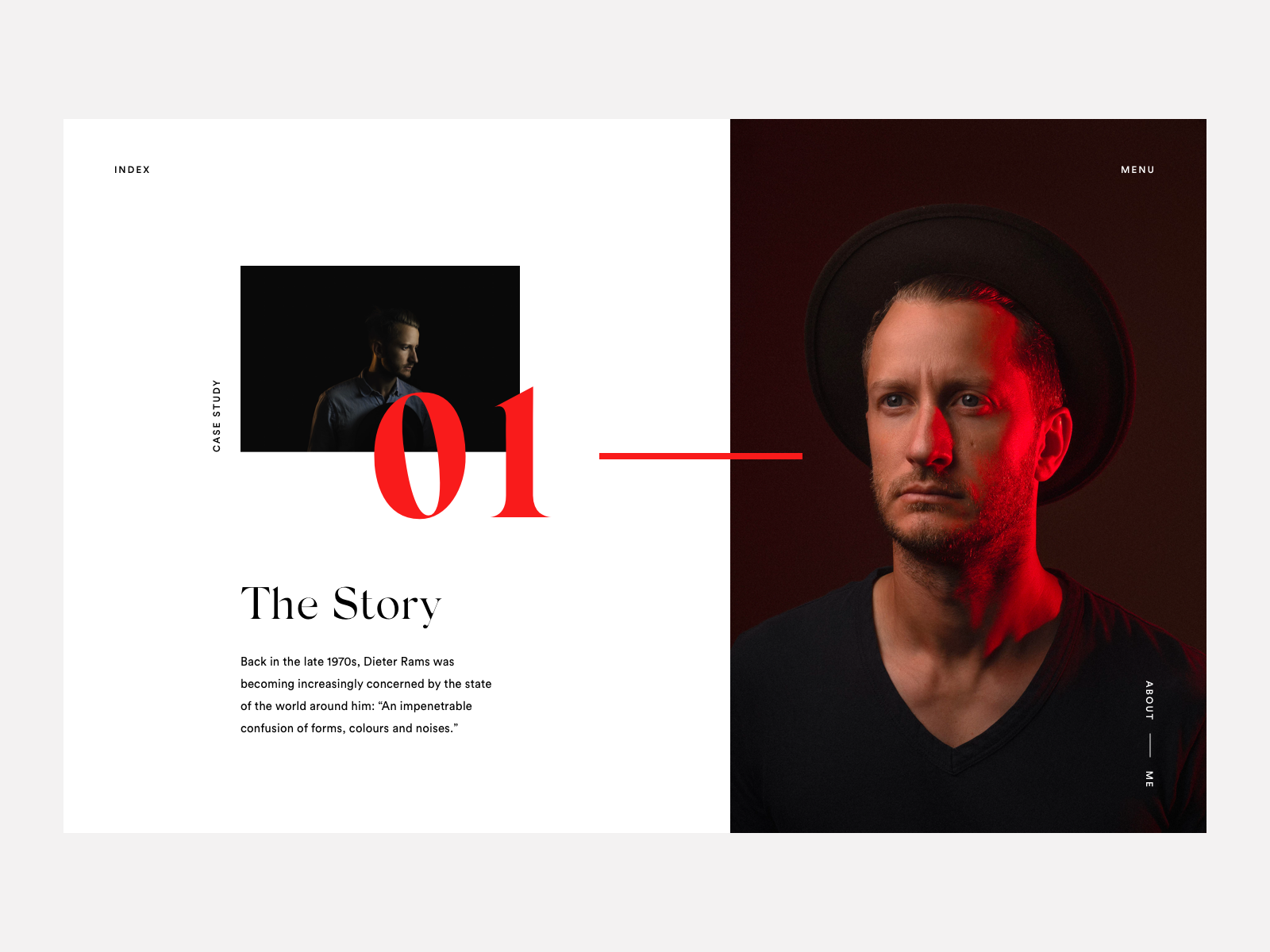 Case Study Page by Rafał Helak on Dribbble