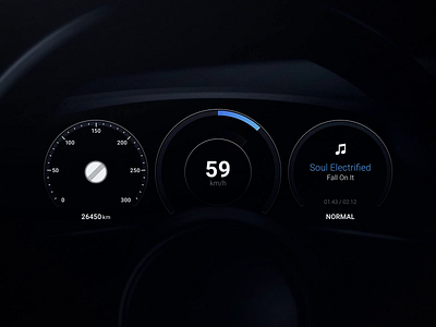Porsche Taycan Dashboard animation art auto automotive blue car car dashboard electro energy motion