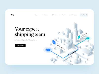 Shipping Landing Page