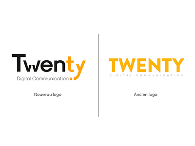 Refonte Logo - Twenty Digital design digital graphic design graphiste identité visuelle logo