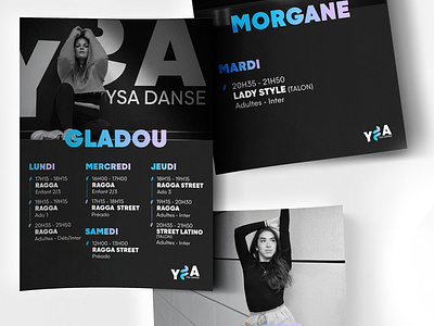 Ysa Danse - Flyer danse graphic design graphiste identité visuelle logo