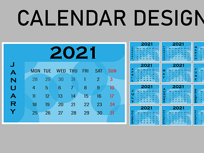 Calendar Design 2021