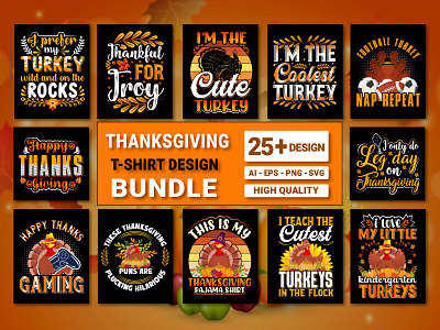 Thanksgiving t-shirt design