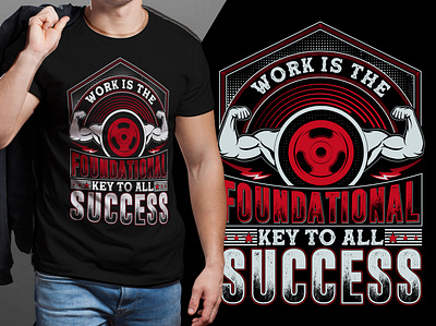 Gym T Shirt Design Vintage Fitness Shirt Graphic by Creative