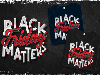 Black Friday typography t-shirt design