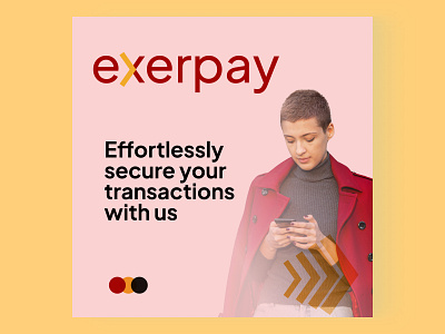 exerpay - Payment System color logo mobile payment ui