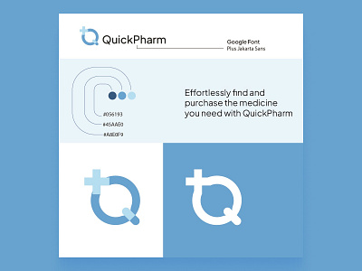QuickPharm Mobile App app color scheme logo ui ux visual design