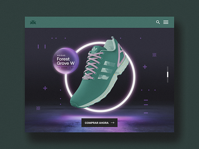 Daily UI - Landing page app dailyui design interaction interface landing landing page shop sneakers ui ui design visual design webdesign website design