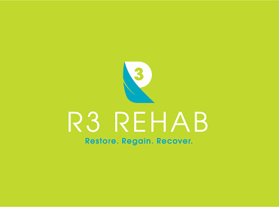 R3 Rehab healthcare leaf logo rehab