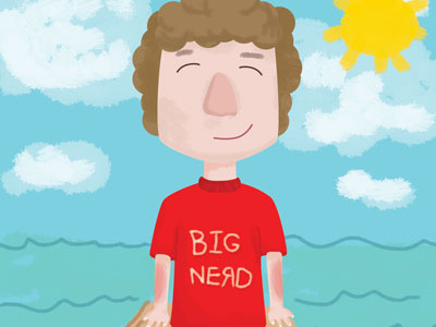 Big Nerd illustration illustrator nerd photoshop