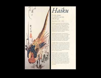 Haiku. design editorial design editorial layout editorial print editorial type graphicdesign postcard design postcard project typography typography design