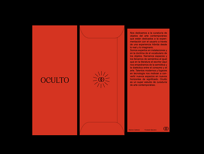OCULTO - Branding 2021. branding design editorial design editorial layout editorial type graphic design graphicdesign illustration logo postcard project typography design