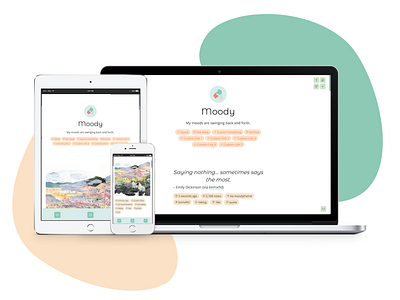 Moody (Theme 32) accessible daily ui dailyui design responsive responsive design tumblr tumblr theme uiux webdesign