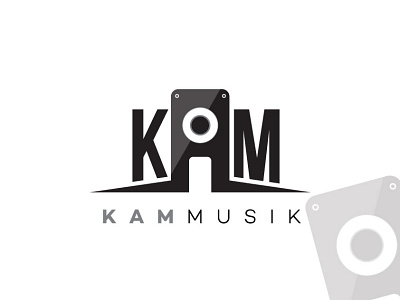 KAM wordmark Music Beats Logo