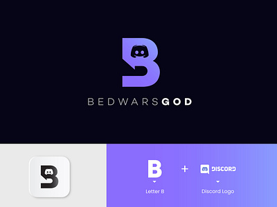 Lettermark Logo B for the Discord Server